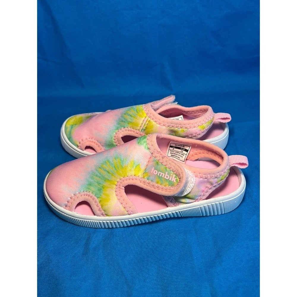 tombik Toddler Cute Aquatic Water Shoes Girls Beach Sandals Size 8